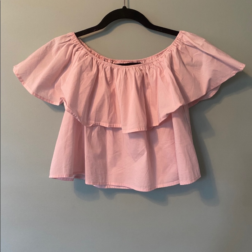 Sleeveless Ruffle Top